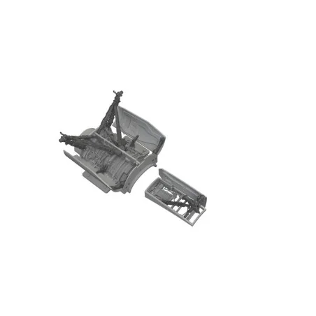 F-16C wheel bays & legs standard PRINT for Tamiya, 1/48 - Eduard Ac...