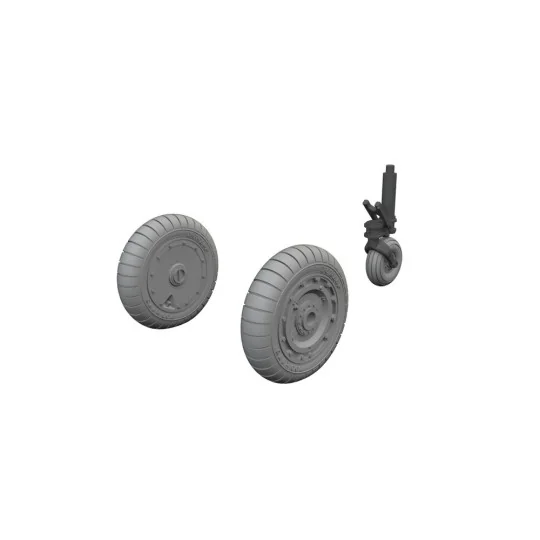 Fw 190D-9 wheels for Miniart, 1/48 - Eduard Accessories 6481201