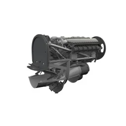 P-40K engine PRINT for Eduard, 1/48 - Eduard Accessories 6481211