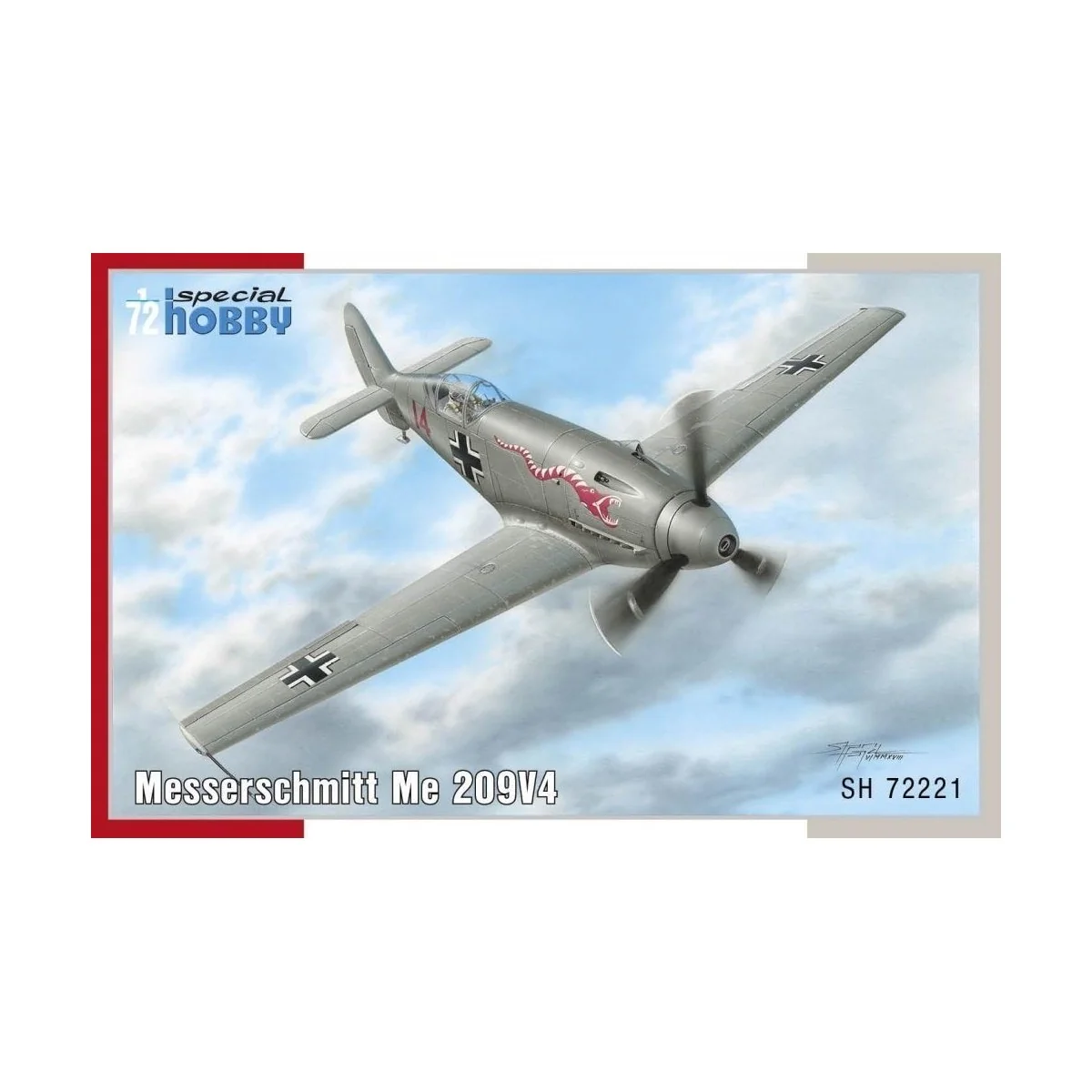 Messerschmitt Me 209V-4, 1/72 - Special Hobby 100-SH72221