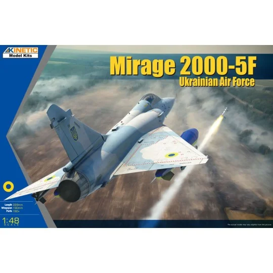 Mirage 2000-5F Ukrainian Air Force, 1/48 - KINETIC K48180