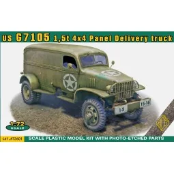 US G7105 1, 5t 4x4 Panel Delivery truck, 1/72 - ACE ACE72601