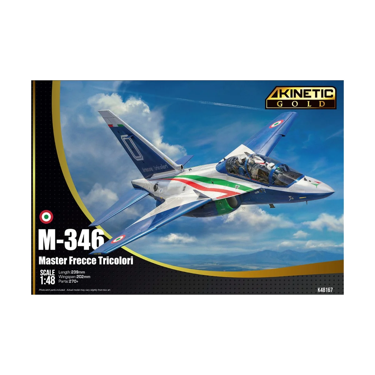 M346 Frecce Tricolori Gold Series, 1/48 - KINETIC K48167