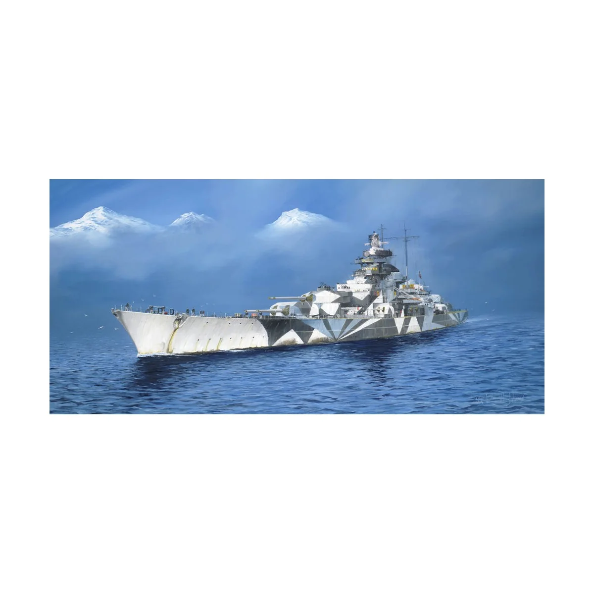 German Tirpitz Battleship, 1/200 - Trumpeter 03703