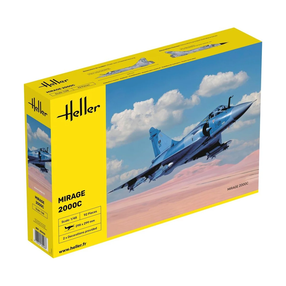 Mirage 2000 C, 1/48 - Heller 80426