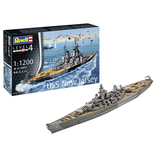 USS New Jersey, 1/1200 - Revell 05183 USS New Jersey, 1/1200 - Revell 05183