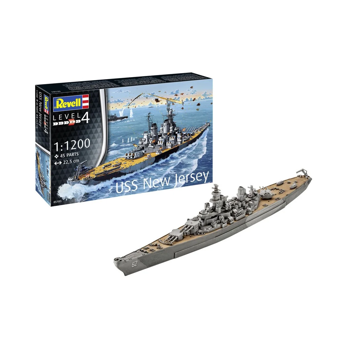 USS New Jersey, 1/1200 - Revell 05183 USS New Jersey, 1/1200 - Revell 05183