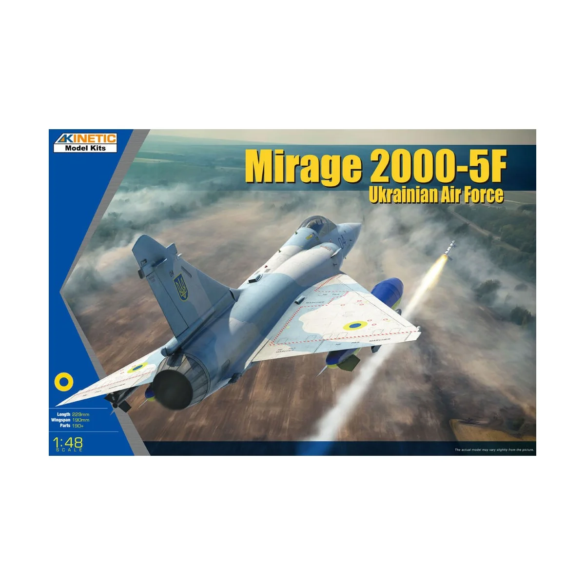 Mirage 2000-5F Ukrainian Air Force, 1/48 - KINETIC K48180