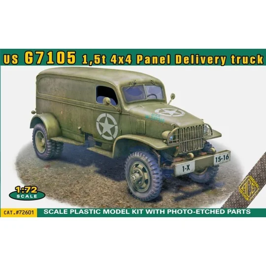US G7105 1, 5t 4x4 Panel Delivery truck, 1/72 - ACE ACE72601