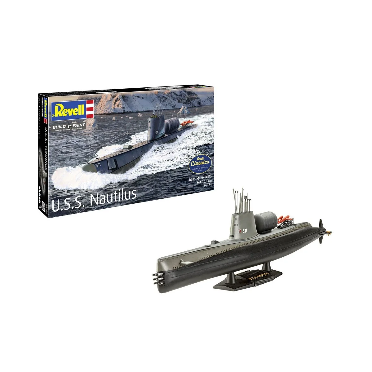 U.S.S. Nautilus, 1/305 - Revell 05184