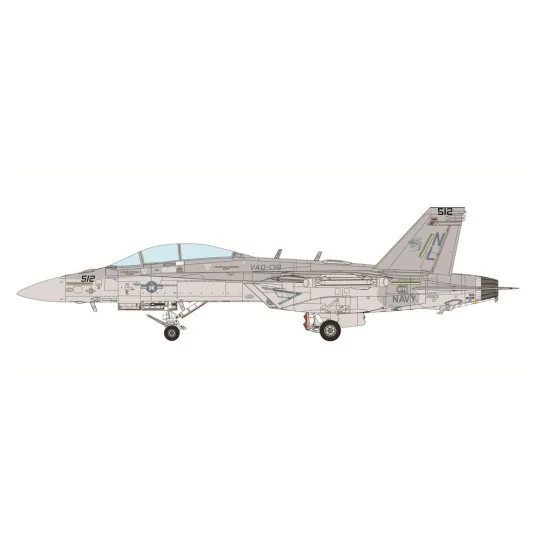 Boeing EA-18G Growler Electronic Attack Aircraft Yellow Jackets, 1/...