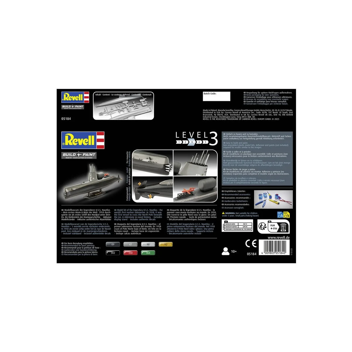 U.S.S. Nautilus, 1/305 - Revell 05184