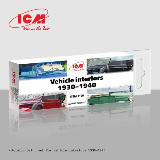 Vehicle interiors 1930–1940 - ICM 3100