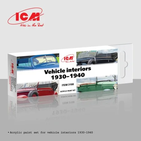 Vehicle interiors 1930–1940 - ICM 3100