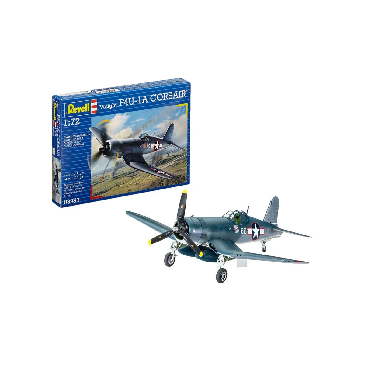 Vought F4U-1D CORSAIR, 1/72 - Revell 03983