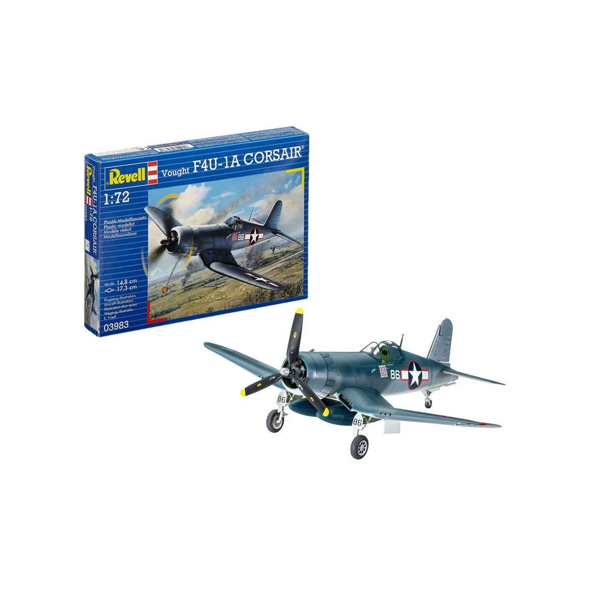 Vought F4U-1D CORSAIR, 1/72 - Revell 03983