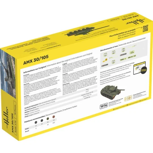 STARTER KIT AMX 30/105, 1/72 - Heller 56899