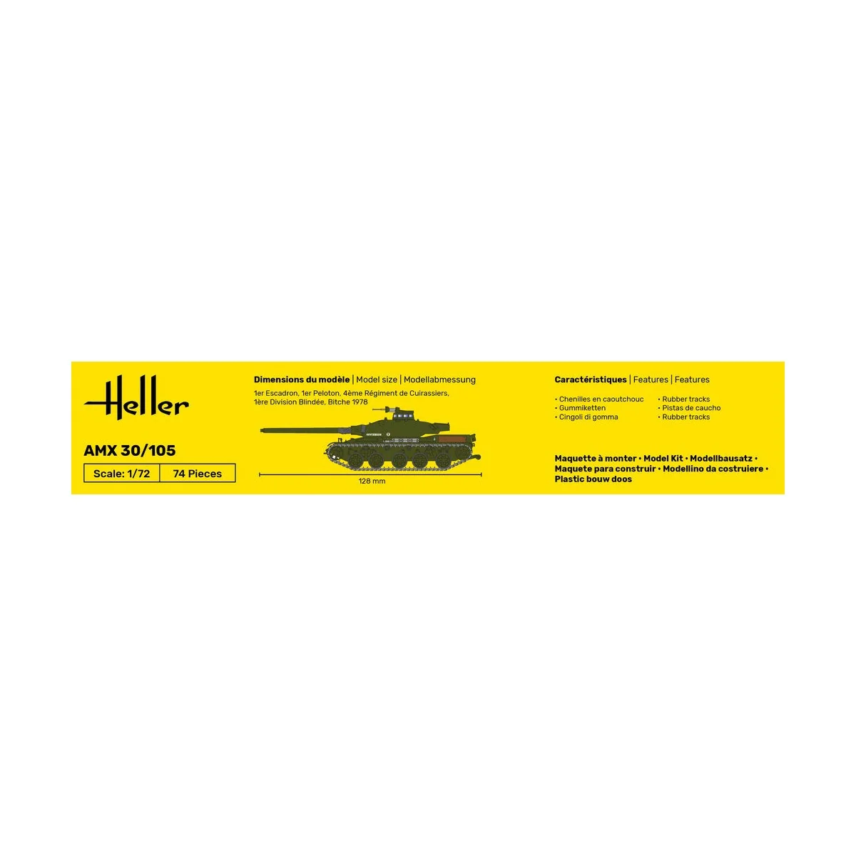 AMX 30/105, 1/72 - Heller 79899