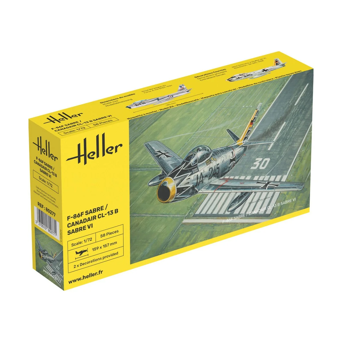 F-86F Sabre / Canadair CL-13 B Sabre VI, 1/72 - Heller 80277