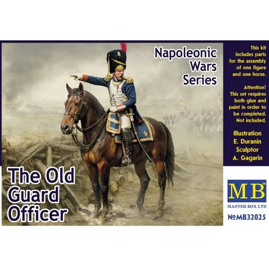 Napoleonic Wars Era. The Old Guard Officer, 1/32 - Master Box Ltd. ...