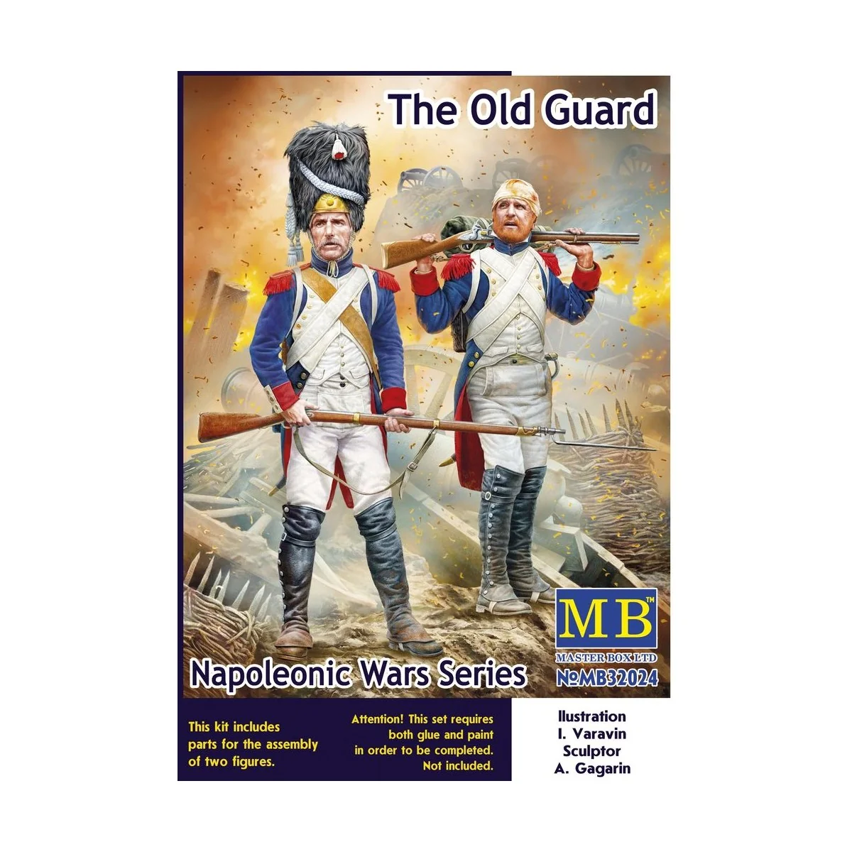 Napoleonic Wars Era. The Old Guard, 1/32 - Master Box Ltd. 32024