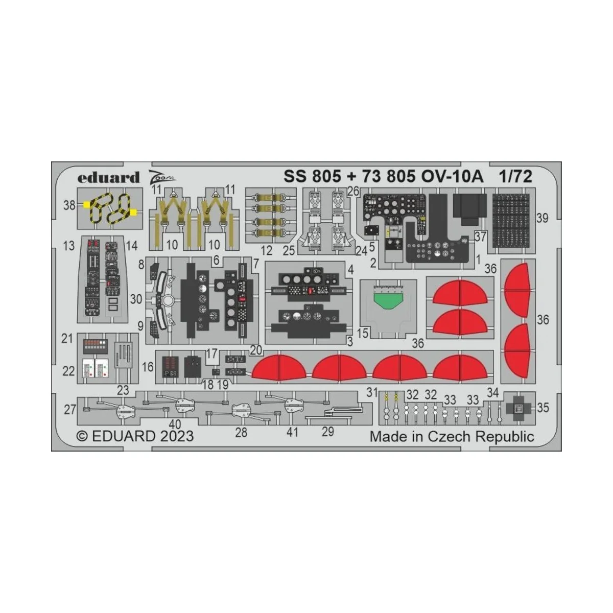 OV-10A 1/72 ICM, 1/72 - Eduard Accessories SS805