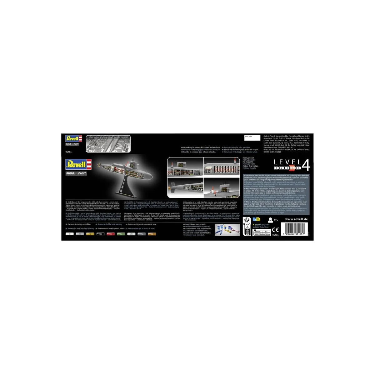 S.S.B. Abraham Lincoln with Interior - Revell 05185