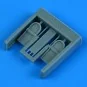 Blackburn Buccaneer S.2 rudder pedals for Airfix, 1/48 - Quickboost...