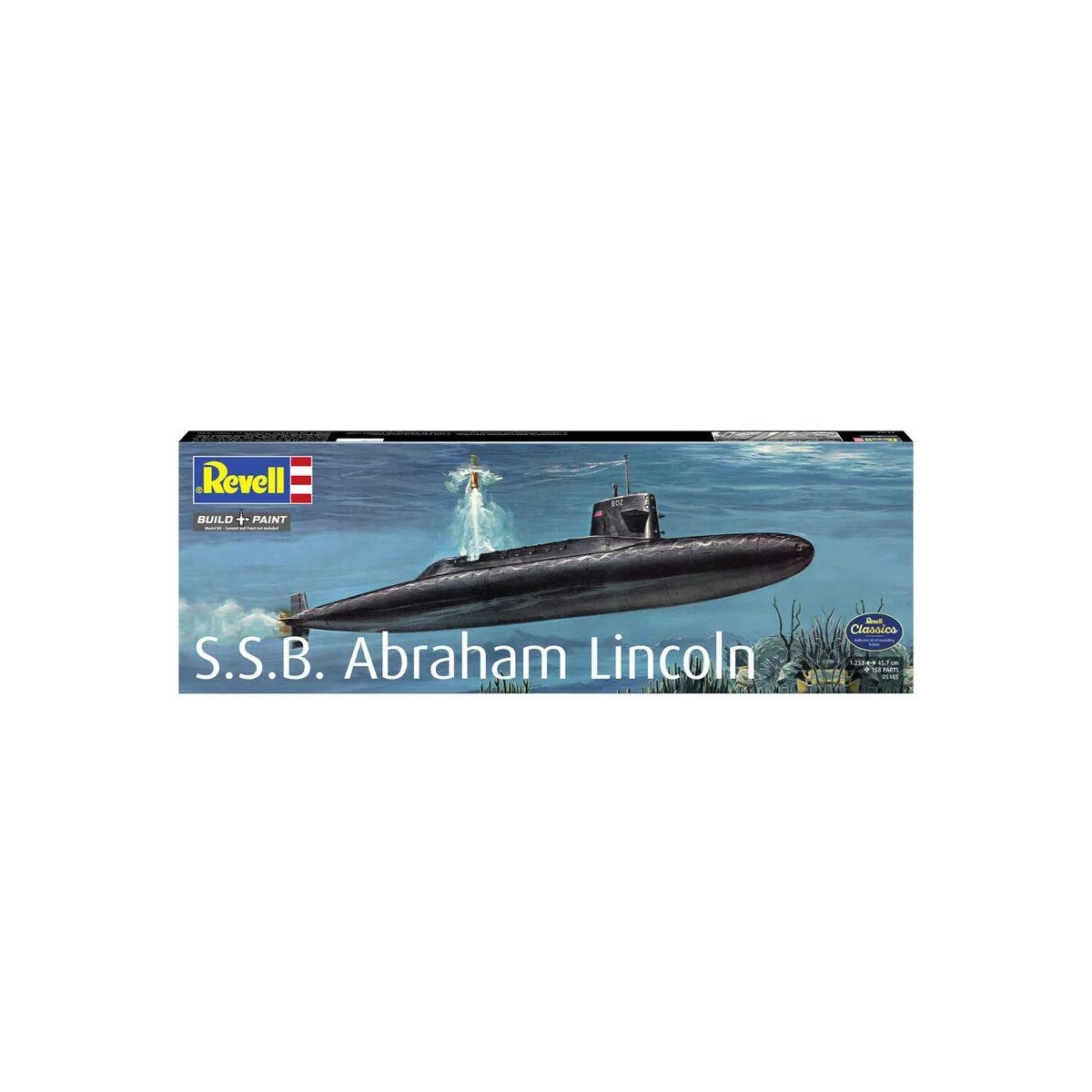 S.S.B. Abraham Lincoln with Interior, 1/253 - Revell 05185