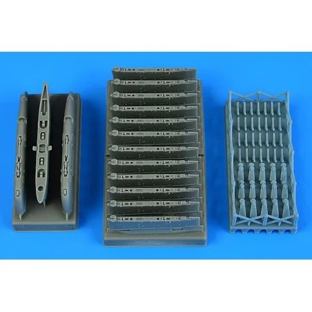 A-1 Skyraider pylons - early version for Trumeter, 1/32 - Aires 2295