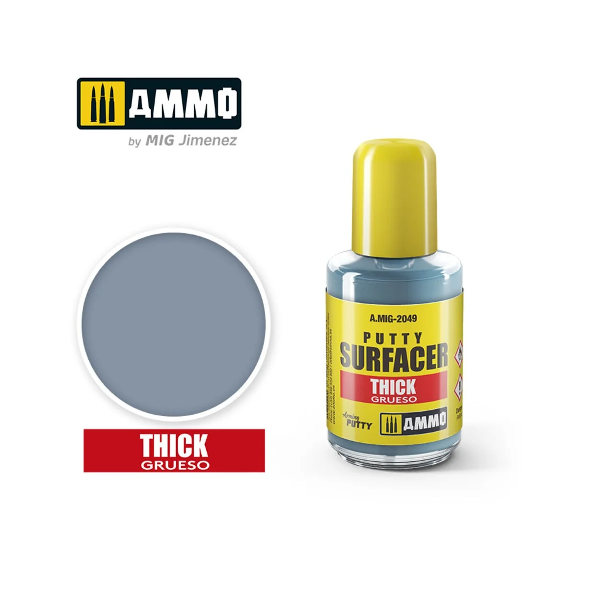 Putty Surfacer - Thick - AMMO by MIG Jimenez A.MIG-2049