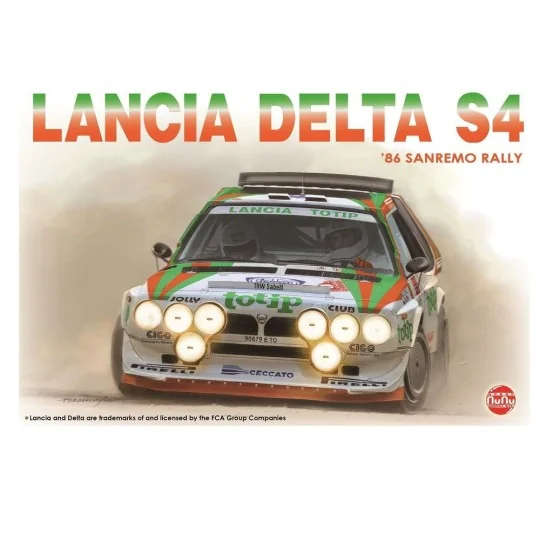 Lancia Delta S4 Sanremo Rally 86, 1/24 - NUNU-BEEMAX PN24005