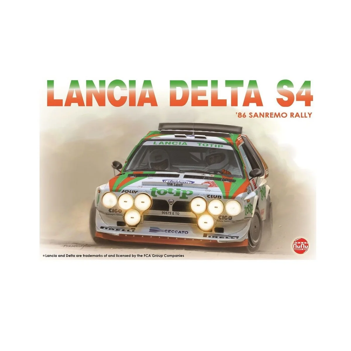 Lancia Delta S4 Sanremo Rally 86, 1/24 - NUNU-BEEMAX PN24005