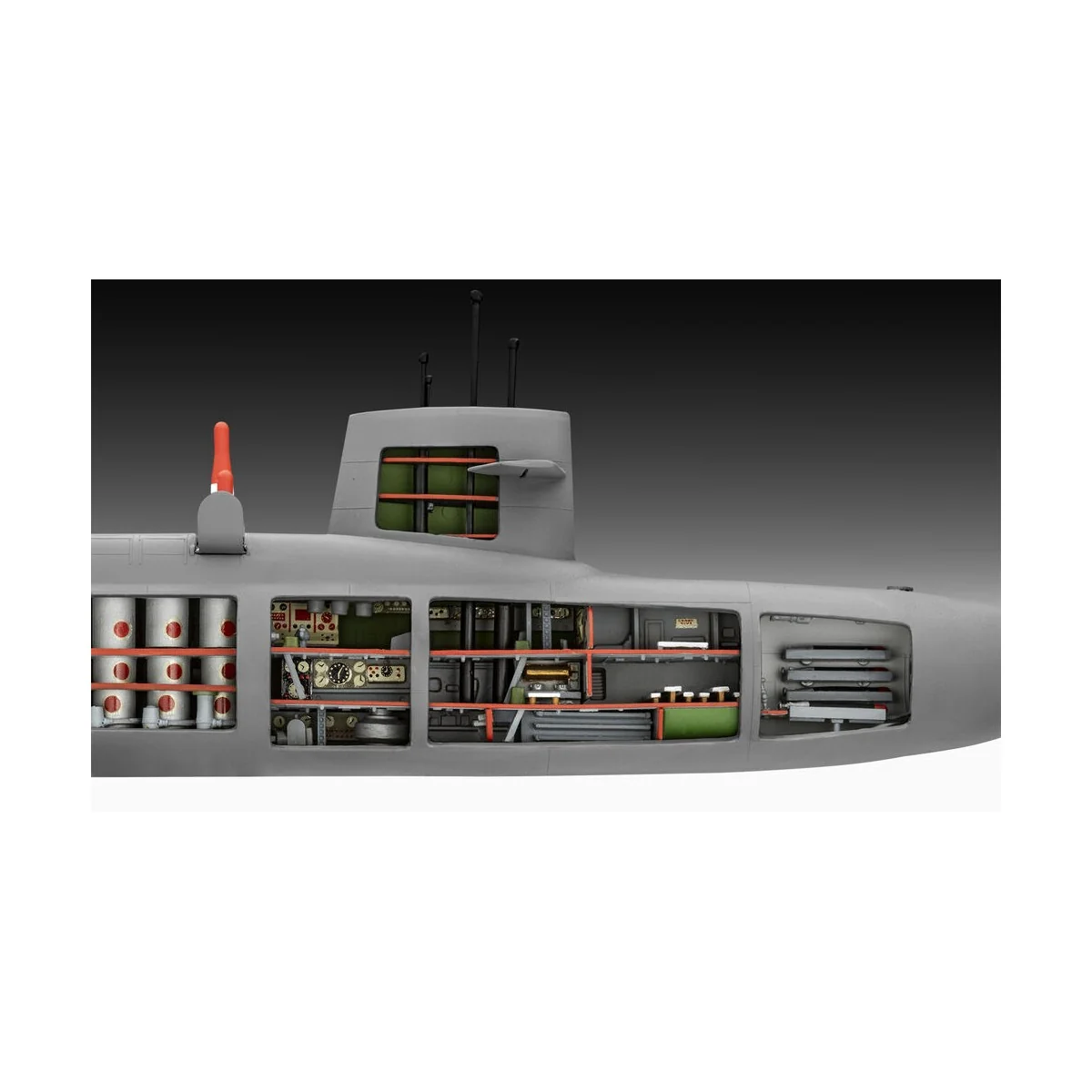 S.S.B. Abraham Lincoln with Interior, 1/253 - Revell 05185