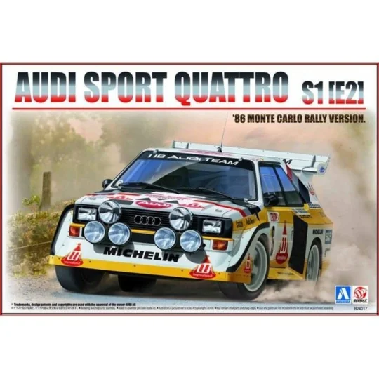 Audi Sport Quattro S1(E2) '86 Monte Carlo Rally Ver., 1/24 - NUNU-B...