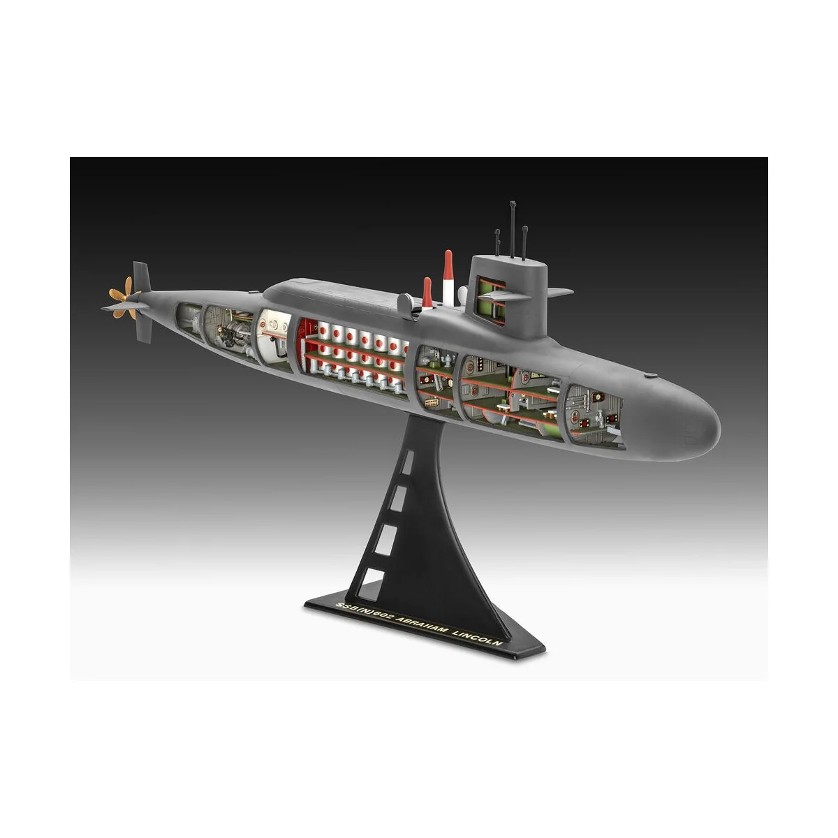 S.S.B. Abraham Lincoln with Interior, 1/253 - Revell 05185