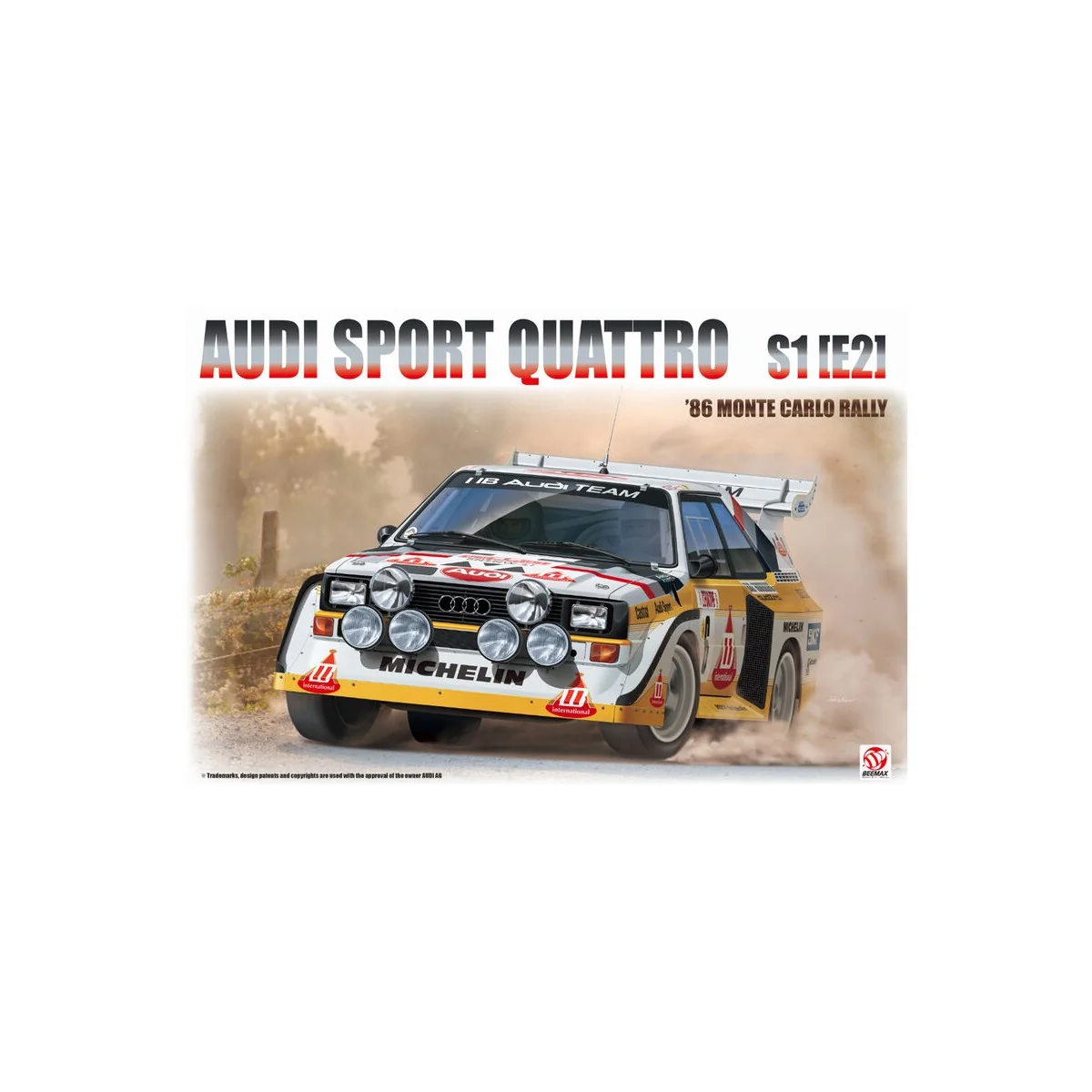 AUDI SPORT QUATTRO S1 (E2), 1/24 - NUNU-BEEMAX B24035