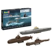 70 Jahre Bundeswehr:Wilhelm Bauer, Type 206A, Class2, 1/144 - Revel...