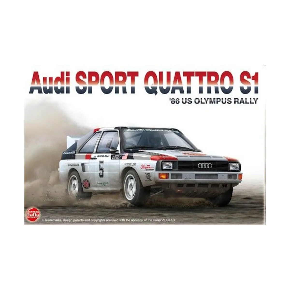 Audi Spot Quattro S1 '86 US OLYMPUS RALLY (New TOOL ), 1/24 - NUNU-...
