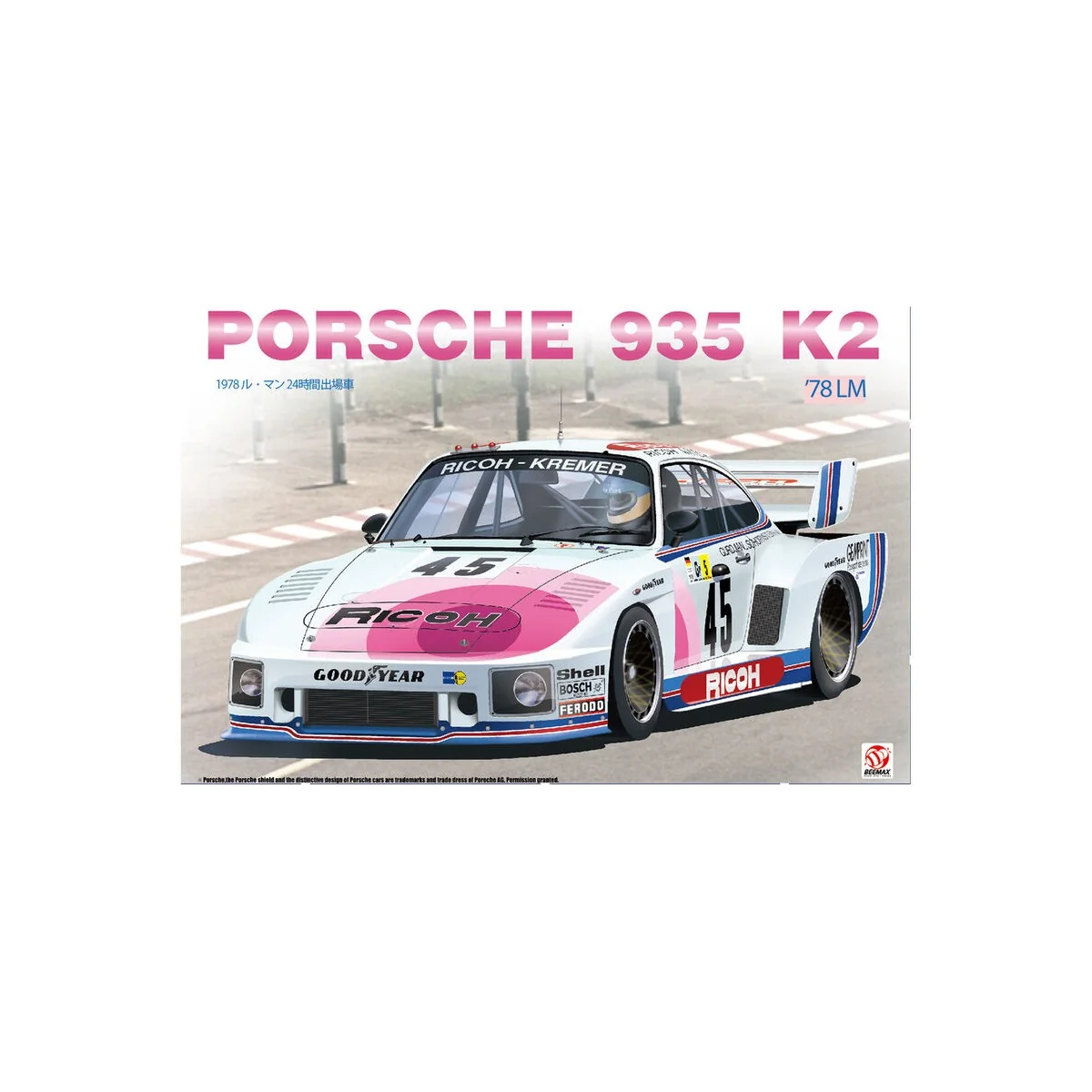 Porsche 935 K2 Lemans 1978, 1/24 - NUNU-BEEMAX B24025