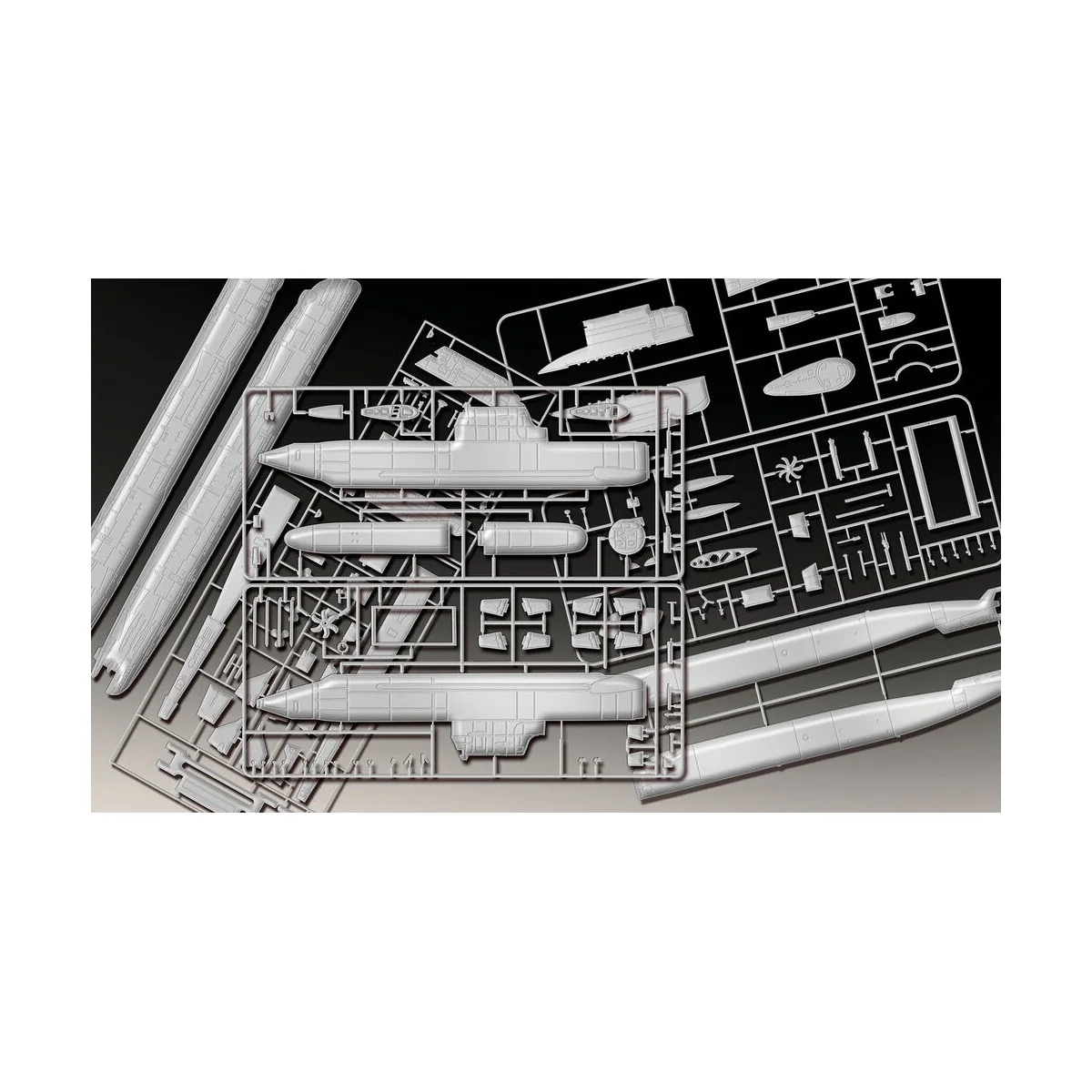 70 Jahre Bundeswehr:Wilhelm Bauer, Type 206A, Class2, 1/144 - Revel...