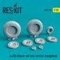 Ju-88 wheels set late version (weighted), 1/32 - ResKit Models RS32...