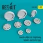 EE Lightning wheels set (late type), 1/32 - ResKit Models RS32-0302