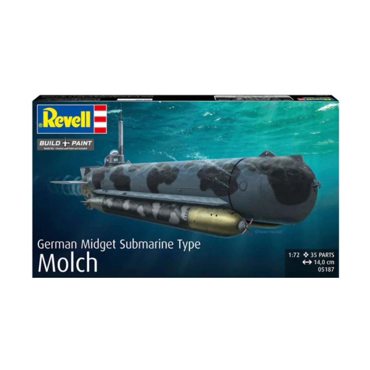 German Midget Submarine Type Molch - Revell 05187