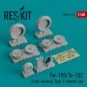 Fw-190 (Late version) type 2 wheels set, 1/48 - ResKit Models RS48-...