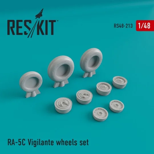 RA-5 Vigilante wheels set, 1/48 - ResKit Models RS48-0213