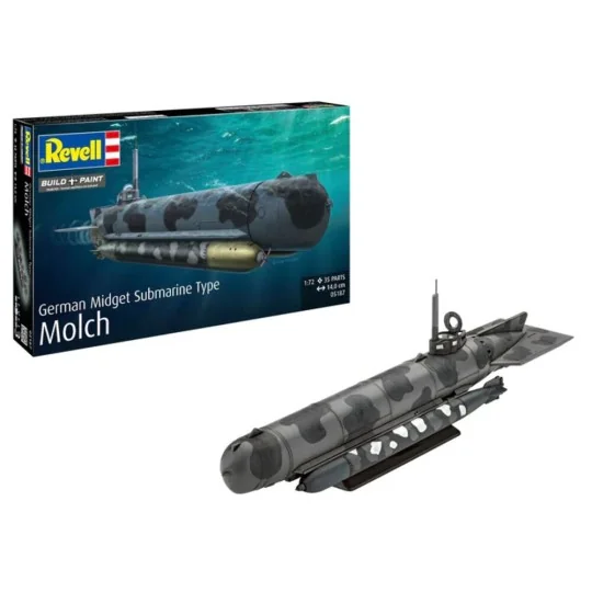 German Midget Submarine Type Molch - Revell 05187