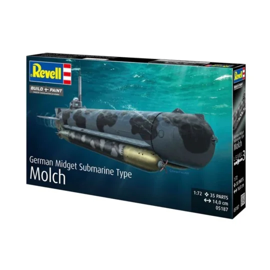 German Midget Submarine Type Molch - Revell 05187