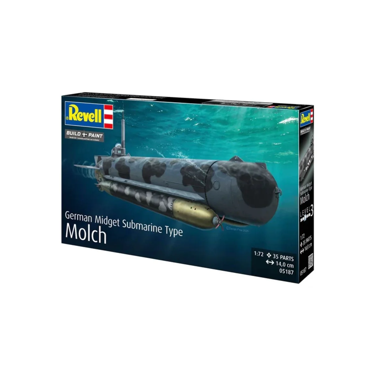 German Midget Submarine Type Molch - Revell 05187