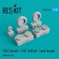 F4U Corsair/F6F Hellcat Land based wheels set, 1/72 - ResKit Models...